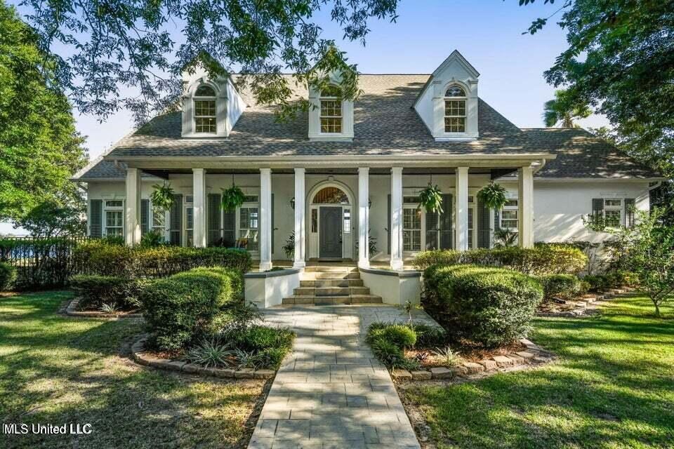 on the pascagoula river and an in ground pool! no flood! welcome to your dream home! step into the charm of the old south, reimagined for the modern era. this 3 story masterpiece offers breathtaking views of the pascagoula river that will leave you in awe. indulge in outdoor living at its finest with an in-ground pool overlooking the river, a large travertine covered porch complete with a jenair gas grill and 2 burner stove. the beautifully landscaped surroundings create a serene oasis for relaxation and entertainment. inside, you'll discover a chef's paradise in the huge kitchen equipped with a 6 burner gas stove and double electric ovens. whether it's hosting grand gatherings or intimate dinners, this home offers multiple entertaining areas including a spacious kitchen, grand living room, hearth room, and outdoor entertaining space. the soaring ceilings, three fireplaces, study, and primary bedroom on the main floor add an extra touch of luxury and sophistication. the primary bedroom is accompanied by a huge walk-in closet, a gorgeous bath, and views that will take your breath away. climb the grand staircase to the large guest rooms and baths that will not disappoint. need even more space? the lower level features a massive game room that can also serve as a generous guest room with its own walk-in closet. live the life you've always dreamed of in this exquisite house that seamlessly blends southern charm with modern comforts. don't miss out on this opportunity to own your very own piece of paradise overlooking the majestic pascagoula river.